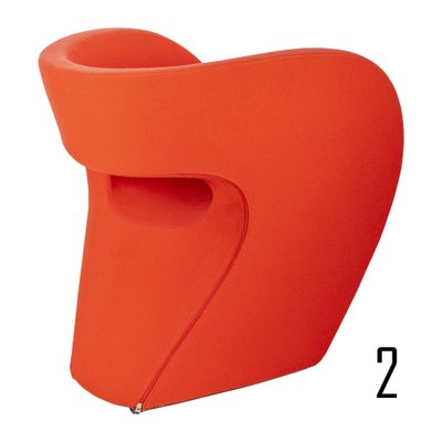 Red Little Albert Armchair by Ron Arad for Moroso-XMR-1360183