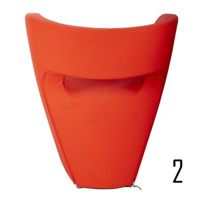 Red Little Albert Armchair by Ron Arad for Moroso-XMR-1360183