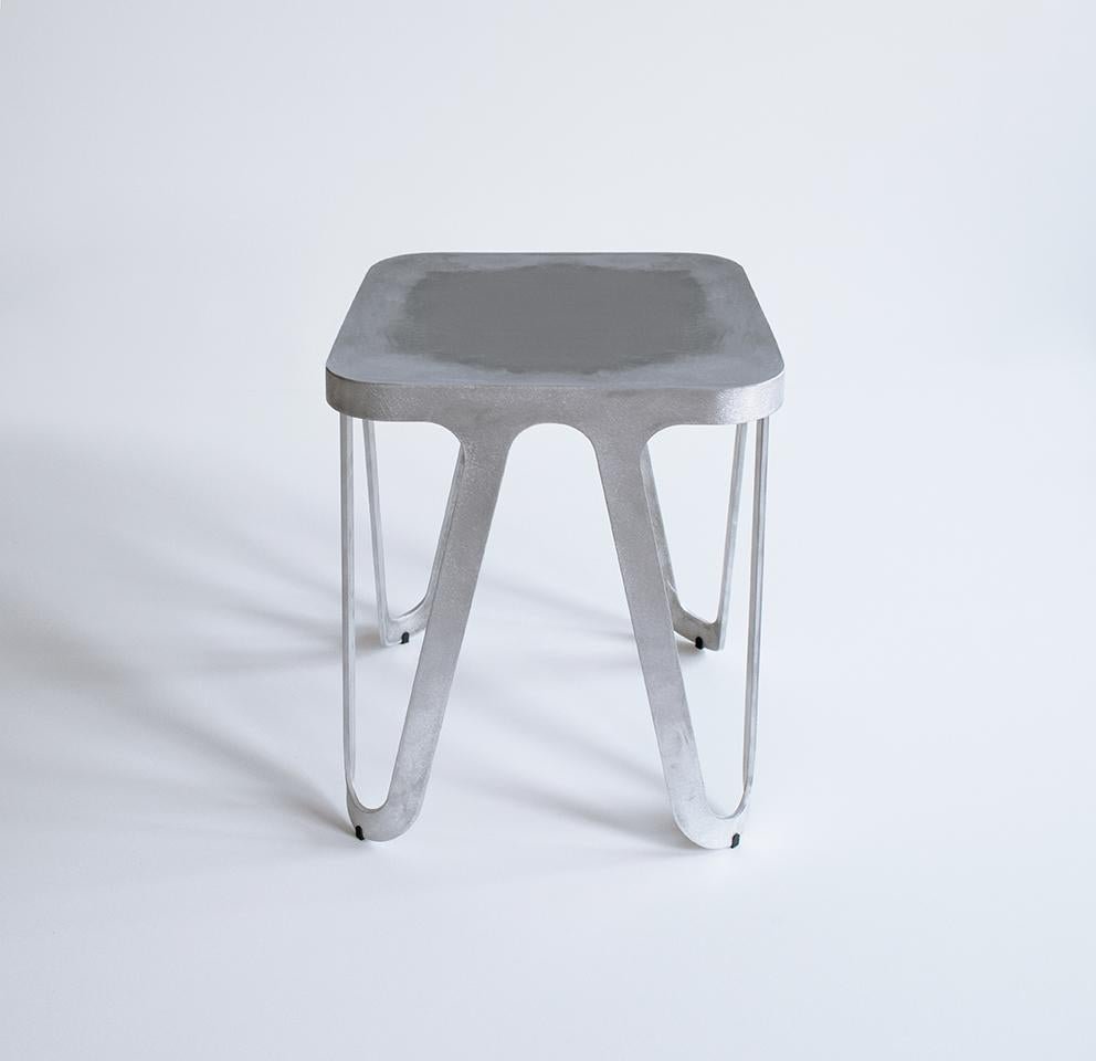 Red Loop Stool by Sebastian Scherer