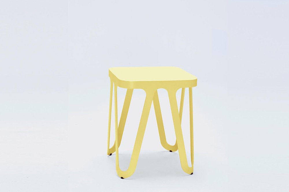 Red Loop Stool by Sebastian Scherer