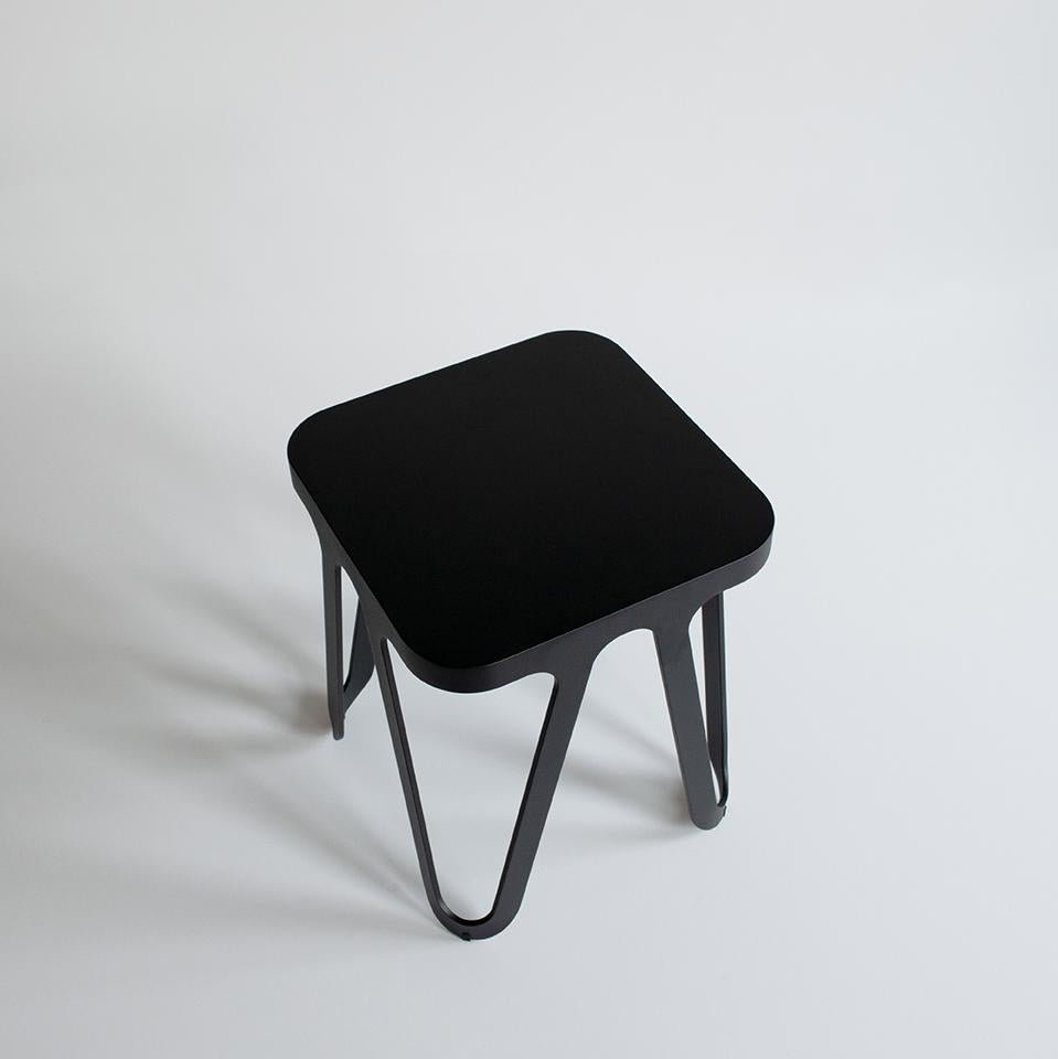 Red Loop Stool by Sebastian Scherer