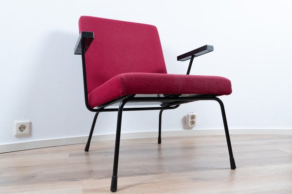 Red Model 1407 Lounge Chair by Wim Rietveld and A.R. Cordemeyer for Gispen-GE-1339099