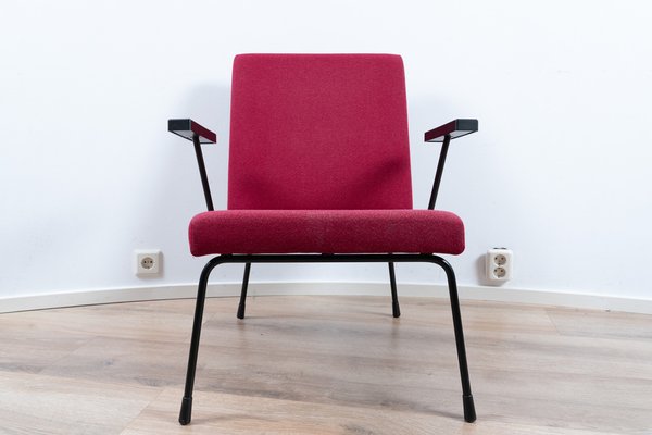 Red Model 1407 Lounge Chair by Wim Rietveld and A.R. Cordemeyer for Gispen-GE-1339099