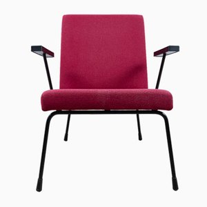 Red Model 1407 Lounge Chair by Wim Rietveld and A.R. Cordemeyer for Gispen-GE-1339099