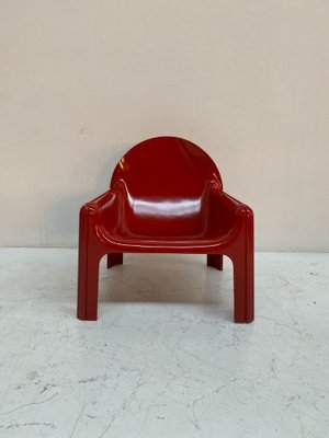 Red Model 4794 Lounge Chair by Gae Aulenti for Kartell, 1974-QVY-1796319