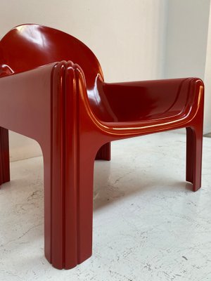 Red Model 4794 Lounge Chair by Gae Aulenti for Kartell, 1974-QVY-1796319