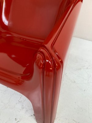 Red Model 4794 Lounge Chair by Gae Aulenti for Kartell, 1974-QVY-1796319