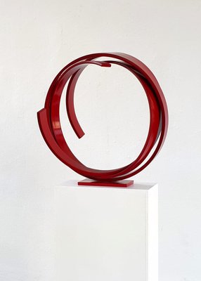 Red Movement Sculpture by Kuno Vollet-MDB-1803660