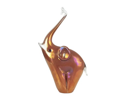 Red Murano Glass Elephant from Archimede Seguso, 1960s-RD-1807034