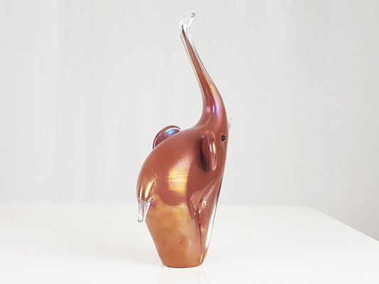 Red Murano Glass Elephant from Archimede Seguso, 1960s-RD-1807034