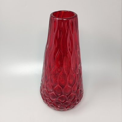 Red Murano Glass Vase from Ca dei Vetrai, Italy, 1960s-QGR-1453564