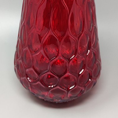 Red Murano Glass Vase from Ca dei Vetrai, Italy, 1960s-QGR-1453564