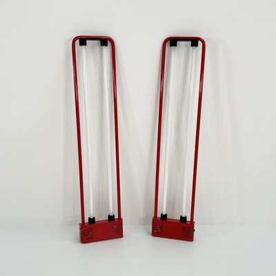 Red Neon Lamp by Gian N. Gigante for Zerbetto, 1980s-WZS-2031396