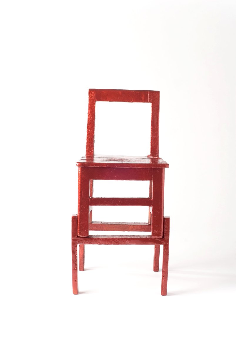 Red No 01 Extended Stool by Studio Wieki Somers 

<img src="https://www.pamono.eu/skin/frontend/lamono/redesign/images/logo/individual/4.svg" class="exceptional-headline-image" /> 
The Exceptional