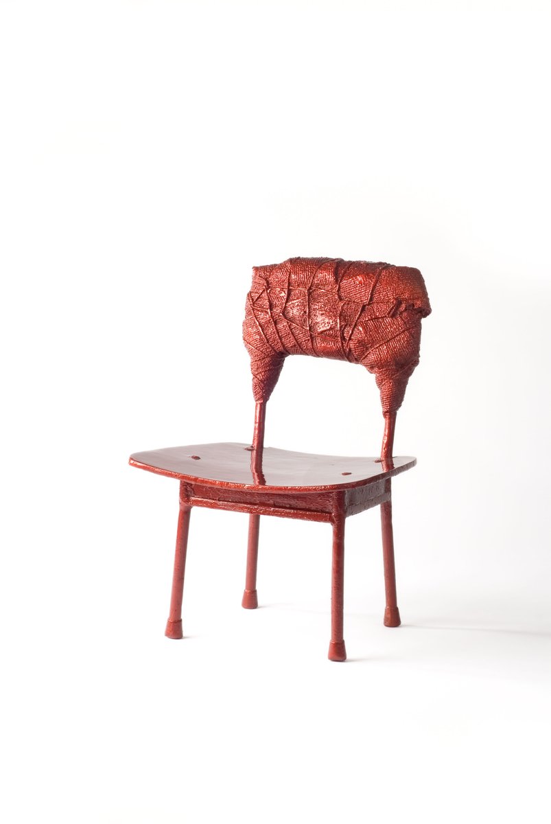 Red No 03 Assembled Stool by Studio Wieki Somers 

<img src="https://www.pamono.eu/skin/frontend/lamono/redesign/images/logo/individual/4.svg" class="exceptional-headline-image" /> 
The Exceptional