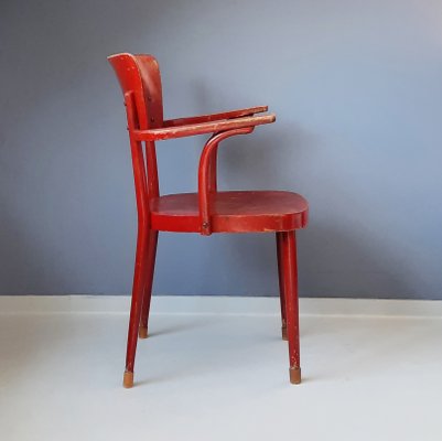 Red No. A 462 Armchair from Thonet / Ligna, 1940s-SJU-1393171