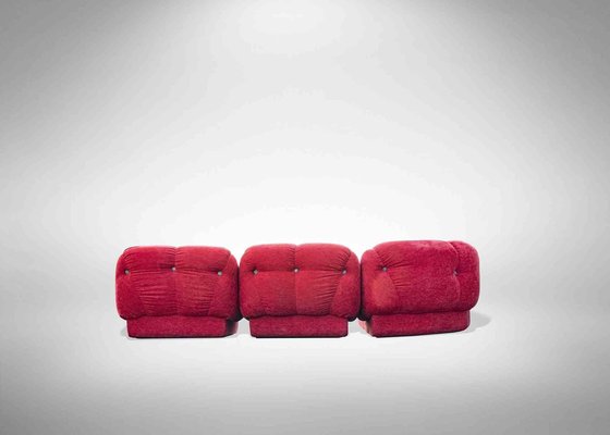 Red Nuvolone Sofa by Rino Maturi, 1970s-ZCI-1313482