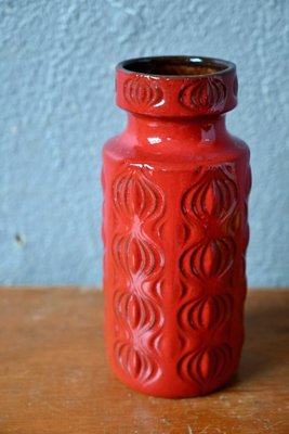 Red Onion Vase from Scheurich, 1960s-AIU-1800346