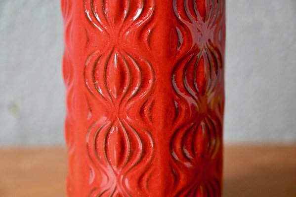 Red Onion Vase from Scheurich, 1960s-AIU-1800346