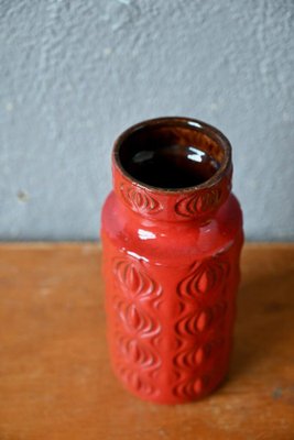 Red Onion Vase from Scheurich, 1960s-AIU-1800346