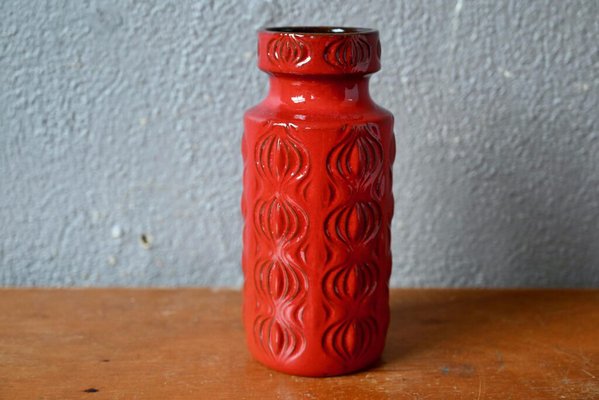 Red Onion Vase from Scheurich, 1960s-AIU-1800346