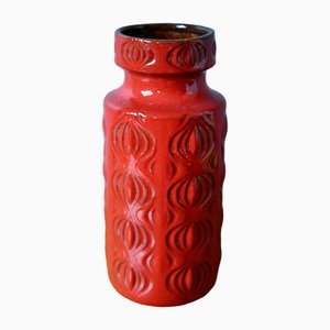 Red Onion Vase from Scheurich, 1960s-AIU-1800346