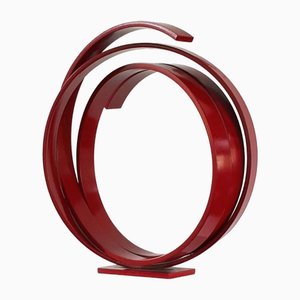 Red Orbit Sculpture by Kuno Vollet-MDB-1803663