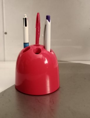 Red Pencil Holder Dedalino by Gismondi for Artemide, 1960s-LLP-1431171