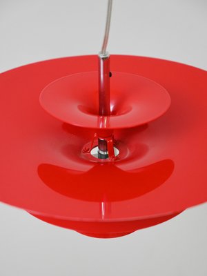 Red Pendant Lamp, 1990s-QWP-2035582