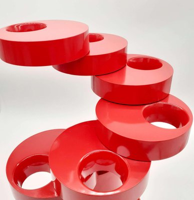 Red Pluvium Umbrella Stand by Giancarlo Piretti for Anonima Castelli-PCO-1807608