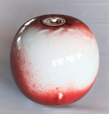 Red Porcelain Box by Xavier Duroselle, 1990s-YBU-1366817