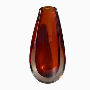 Red Scarabeo Vase by Gino Cenedese, 1990s-AWL-835233