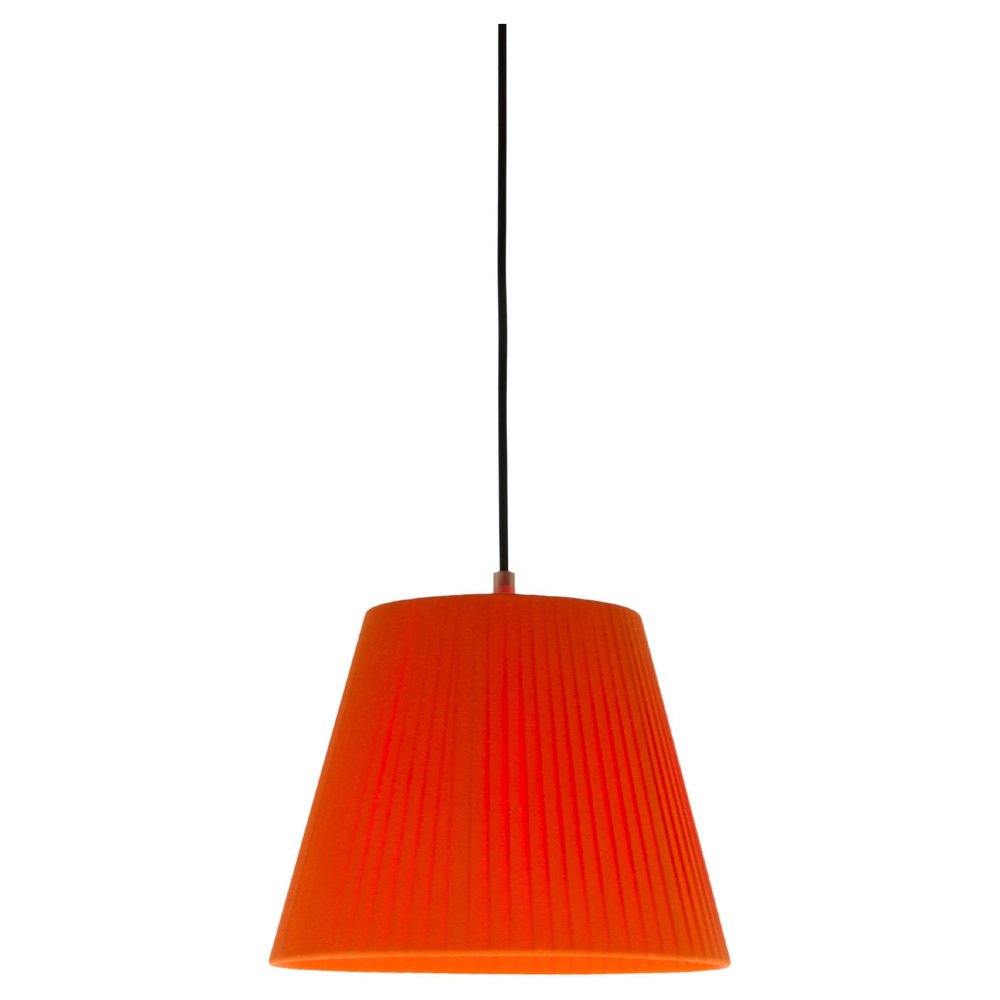 Red Sísísí Cónicas MT1 Pendant Lamp by Santa & Cole