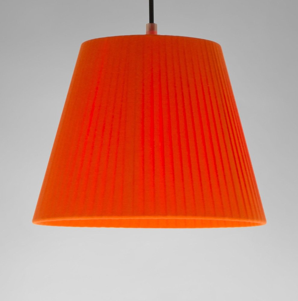 Red Sísísí Cónicas MT1 Pendant Lamp by Santa & Cole