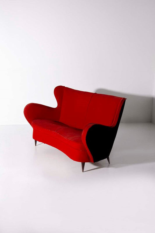 Red Sofa by Guglielmo Veronesi, 1950s