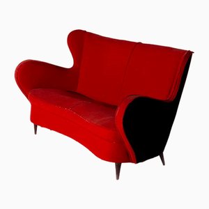 Red Sofa by Guglielmo Veronesi, 1950s-IEW-1797533