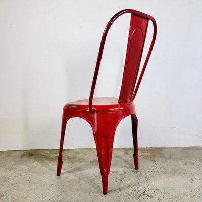 Red Steel Coffee Chairs from Tolix-LCQ-1175793