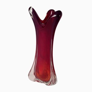 Red Submerged Vase by Luigi Ferro for A.VE.M., 1941-TKI-679038