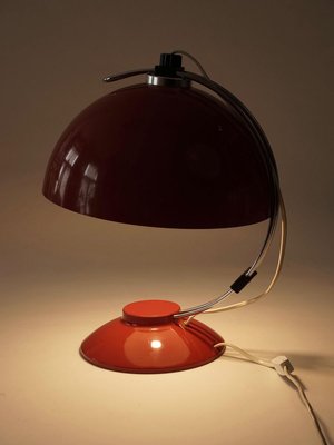 Red Table Lamp, 1970s-BAF-763487