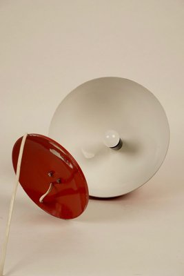 Red Table Lamp, 1970s-BAF-763487