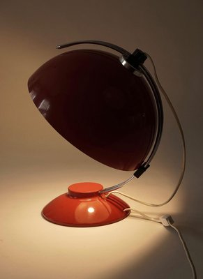 Red Table Lamp, 1970s-BAF-763487