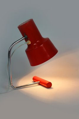 Red Table Lamp attributed to Josef Hurka for Napako, 1960s-WVS-1795884