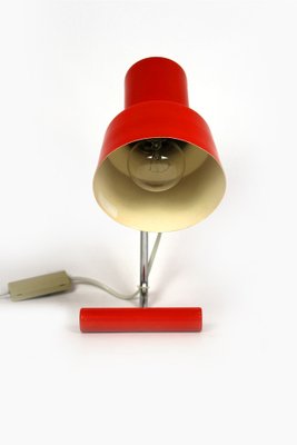 Red Table Lamp attributed to Josef Hurka for Napako, 1960s-WVS-1795884