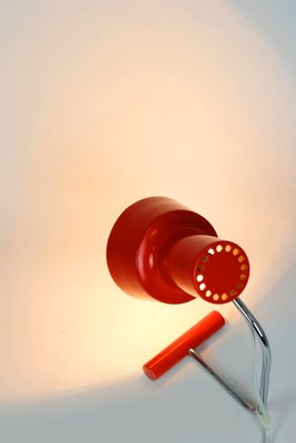 Red Table Lamp attributed to Josef Hurka for Napako, 1960s-WVS-1795884