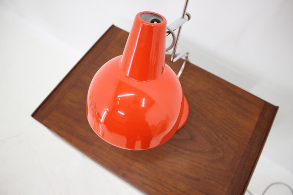 Red Table Lamp by Josef Hurka for Lidokov, Czechoslovakia, 1970s-TZ-654717