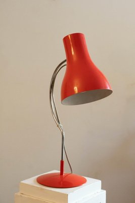 Red Table Lamp by Josef Hurka for Napako, 1960s-HYJ-829653