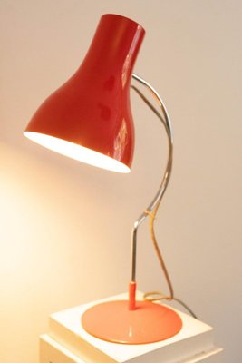 Red Table Lamp by Josef Hurka for Napako, 1960s-HYJ-829653