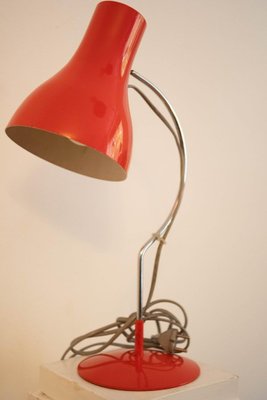 Red Table Lamp by Josef Hurka for Napako, 1960s-HYJ-829653