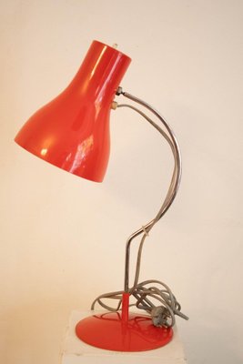 Red Table Lamp by Josef Hurka for Napako, 1960s-HYJ-829653