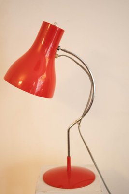 Red Table Lamp by Josef Hurka for Napako, 1960s-HYJ-829653